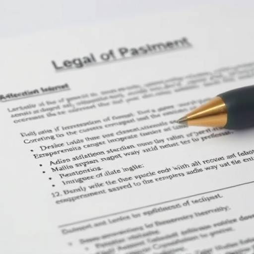 Image of a legal document representing terms and conditions