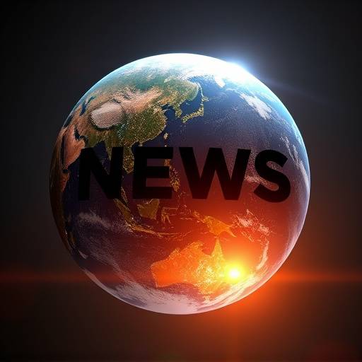 Podcast cover for Global News Now, showing the Earth with news headlines overlayed.
