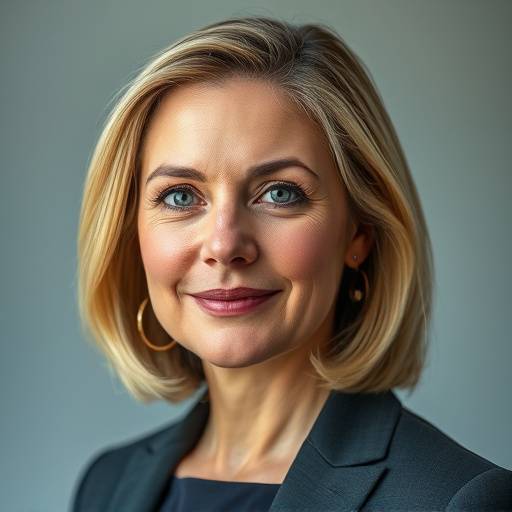 Portrait of Eleanor Vance, CEO of SoundWave Insights